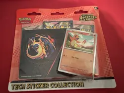 Pokemon Mega Evolution ASCENDED HEROES Tech Sticker Collection Charmander 3-pack - Image 2