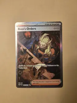 Pokemon TCG Boss's Orders 265/193 Paldea Evolved Special Illustration Rare - Image 1