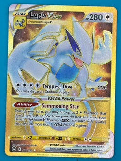 Lugia VSTAR 211/195 Silver Tempest Gold Secret Rare Full Art Pokemon TCG MINT - Image 1