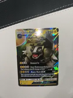 Pokemon Card Alolan Golem GX Ultra Rare SM-Crimson Invasion 34/111 TCG Near Mint - Image 2