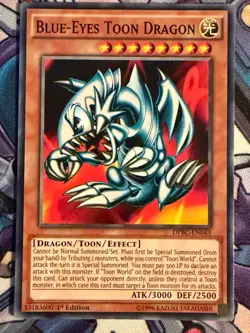 Blue-Eyes Toon Dragon DPBC-EN043 COMMON YuGiOh Card 1st Edition - Image 1
