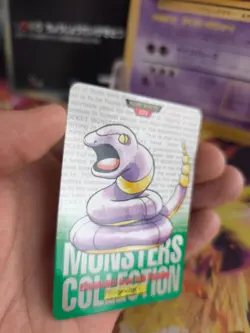 Pokemon Karte Card carddass Monsters collection green 1996 japanese Ekans NM - Image 3