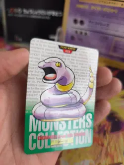 Pokemon Karte Card carddass Monsters collection green 1996 japanese Ekans NM - Image 4