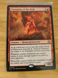 MTG Champion of the Path 0130 Lorwyn Eclipsed M/NM Free UK P&P - Image 1