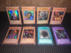 Vintage Yu-Gi-Oh Tcg Card Lot Of 8 Holos 1st/Ltd/Unlimited Edition - Image 1
