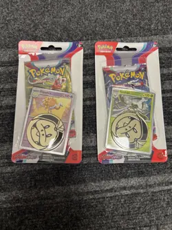 Pokemon TCG Scarlet And Violet Booster Pack with Promo Card & Coin 1 Random!! - Image 1