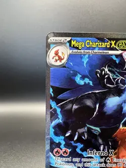 Mega Charizard x EX Special Illustration Rare 125/094 Pokemon Card Near Mint - Image 5