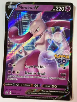 Mewtwo V - Promo SWSH: Sword & Shield Promo Cards SWSH223 NM - Image 1