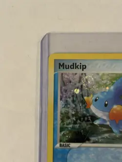 Pokemon Mudkip 2004 Nintendo Promo Holo #18 Basic Card 🔥SWIRL🔥 - Image 2