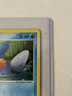 Pokemon Mudkip 2004 Nintendo Promo Holo #18 Basic Card 🔥SWIRL🔥 - Image 3