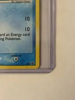 Pokemon Mudkip 2004 Nintendo Promo Holo #18 Basic Card 🔥SWIRL🔥 - Image 4