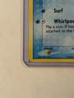 Pokemon Mudkip 2004 Nintendo Promo Holo #18 Basic Card 🔥SWIRL🔥 - Image 5