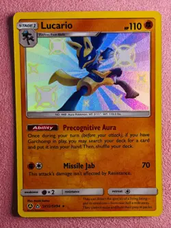 Lucario SV22/SV94 | Hidden Fates Shiny Vault | Pokemon TCG Card Shiny Holo | NM - Image 1