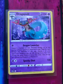 McDonalds Pokemon 2025 Dragon Discovery Card Dragapult + Protector 06/15 - Image 1