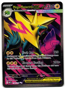 Mega Manectric ex 158/132 - Mega Evolution Ultra Rare Pokemon TCG - NM Card - Image 1