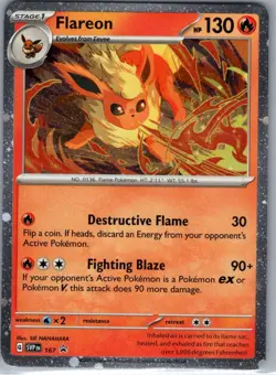 Flareon - (Cosmos Holo) 167 SV: Scarlet & Violet Promo - Pokemon Card - NM - Image 1