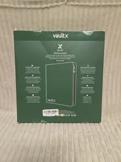 Vault X Zip Binder XL Green 12 Pocket 624 Card Album 13.6x13 Trading Card Binder - Image 2