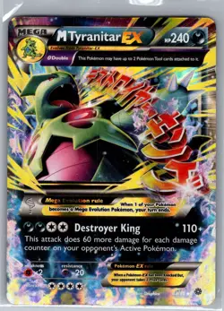 M Tyranitar EX 43/98 XY - Ancient Origins - Pokemon Card - LP - Image 1