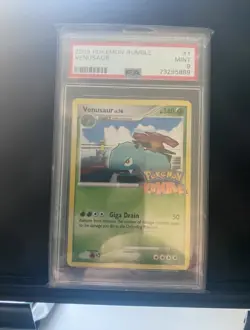 PSA 9 Venusaur Pokemon Rumble 1/16 MINT Graded Pokemon Card - Image 1