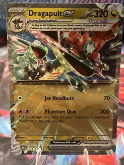 Pokemon TCG Prismatic Evolutions Holo Rare Card Dragapult EX 073/131 - Image 1