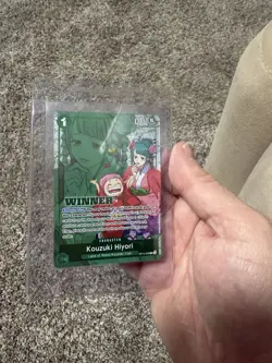 One Piece CCG Kouzuki Hiyori OP12-028 Winner Character Card Standard - Image 1