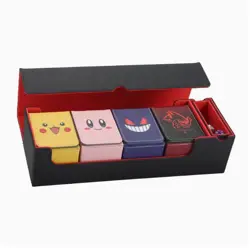 Pokemon Game Card Storage Box Pikachu Kirby Hard Case Holder PTCG Desk Game Case - Image 1