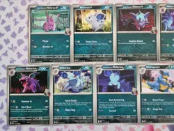 Pokemon Card Bundle Nidoran Nidorino Nidorina Nidoqueen Destined Rivals 151 - Image 2