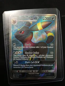 Pokemon TCG Umbreon GX Full Art 142/149 SM Base Set Ultra Rare Holo Card - Image 1