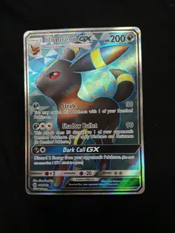 Pokemon TCG Umbreon GX Full Art 142/149 SM Base Set Ultra Rare Holo Card - Image 3