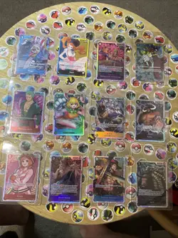One Piece TCG cards total 12! Secret Rares! Multiple Sets! CCG Holo Artworks NM - Image 1