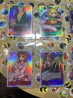 One Piece TCG cards total 12! Secret Rares! Multiple Sets! CCG Holo Artworks NM - Image 4