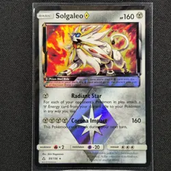 Solgaleo - 89/156 - Prism Rare - Ultra Prism - Pokemon Card - NM/M - Image 1