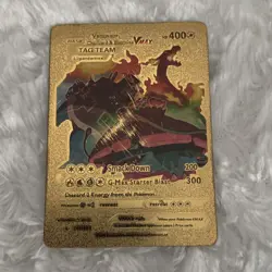 Pokemon Venusaur Charizard Blastoise VMAX TAG TEAM Gold Custom Card 143/203 - Image 1