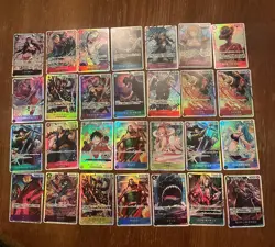 One Piece Japanese SR Card Lot - Image 1