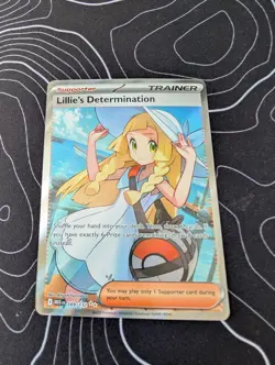 Pokemon TCG Mega Evolution Lillie’s Determination Full Art Trainer Card 169/132 - Image 1