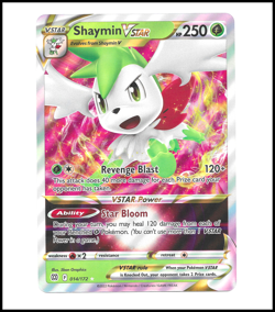 Pokemon TCG SWSH09: Brilliant Stars Shaymin VSTAR #014/172 JUMBO CARD - Image 1