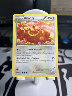 🔥 Ursaring Holo RC16/RC25 Legendary Treasures Radiant Collection Card 🔥 - Image 1