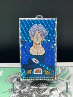 Dragon Ball Trunkus Menko Card Prism retro Japanes - Image 1
