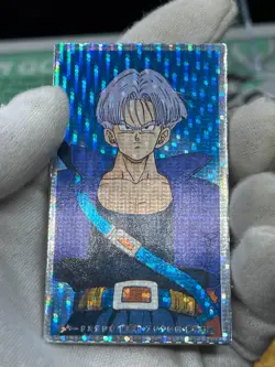 Dragon Ball Trunkus Menko Card Prism retro Japanes - Image 2