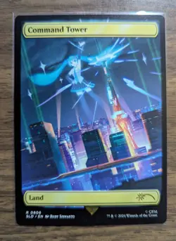 MTG Command Tower (0806) Non-Foil Hatsune Miku Secret Lair Drop NM - Image 1