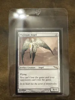 MTG Magic the Gathering Platinum Angel (228/306) Mirrodin NM Artifact Creature - Image 1