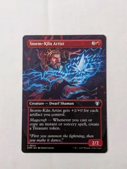 Storm-Kiln Artist (Borderless) Commander Masters Regular - Image 1