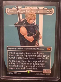 Cloud, Midgar Mercenary (Borderless 375) - FIN - NM - Image 1