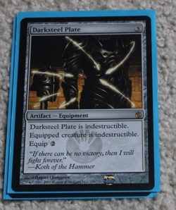 MTG Darksteel Plate - Mirrodin Besieged #104 - Image 1