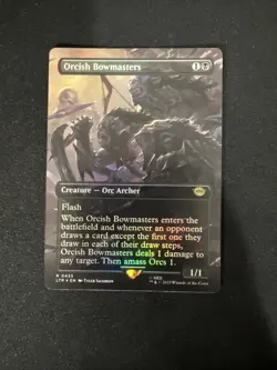 [1x] Orcish Bowmasters - Foil - Borderless Mint, English Lord of the Rings - Image 1