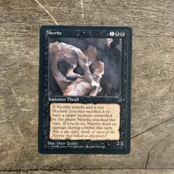 Necrite LP Fallen Empires 1994 Magic the Gathering MTG TCG - Image 1