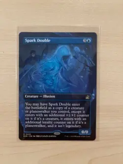 MTG Spark Double, Ravnica Remastered #421 Borderless - Image 1