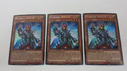 3x NUMERAL HUNTER MONSTER WSUP-EN021 1ST EDITION SECRET RARE YUGIOH NM UNPLAYED - Image 1