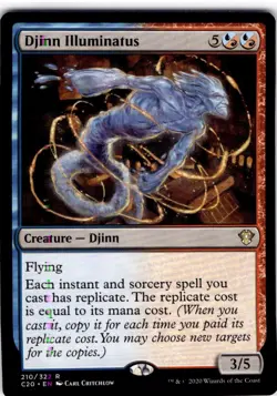 Magic The Gathering Djinn Illuminatus Rare #210 - Image 1