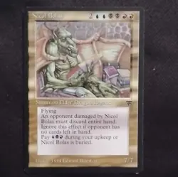 Magic: The Gathering Nicol Bolas Creature 1994 Blue Black Red 2UUBBRR 7/7 - Image 1